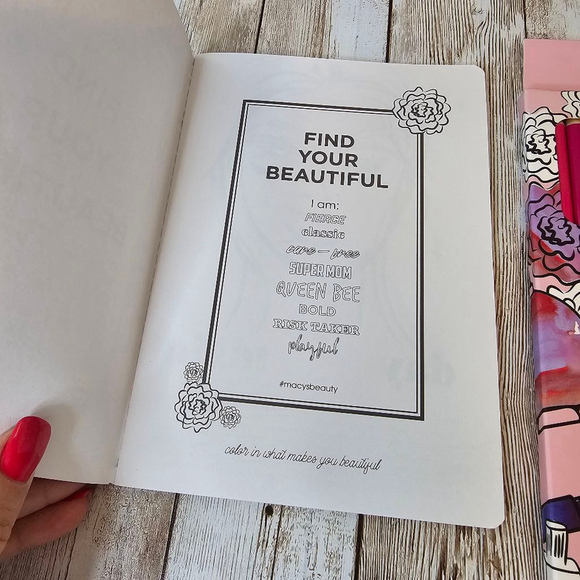 Coloring Book & Pencils Set Pink - Picture 2 of 6